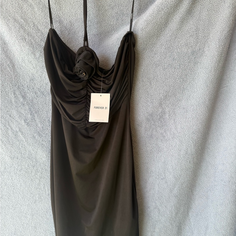 Forever 21 Strapless Black Dress
